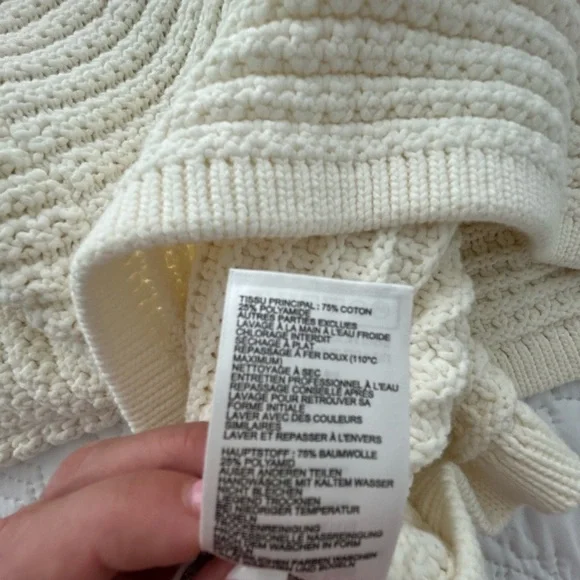 ba&sh Cream Button-Up Cardigan - Picture 7 of 7